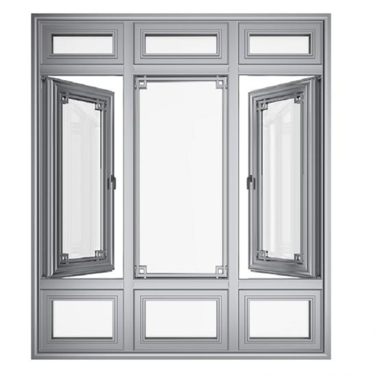Double Glass Aluminium Casement Windows